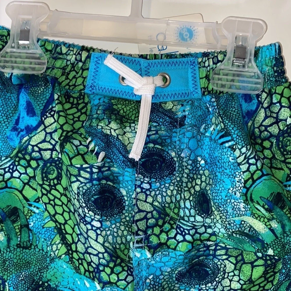 NWT Cabana Life | Swim Trunks Blue Green Baby Boys Size 18-24m